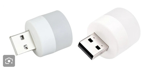 لامپ پاور بانکی 1وات رنگ مهتابی قابل استفاده درگاه های usb/بسته 100عددی